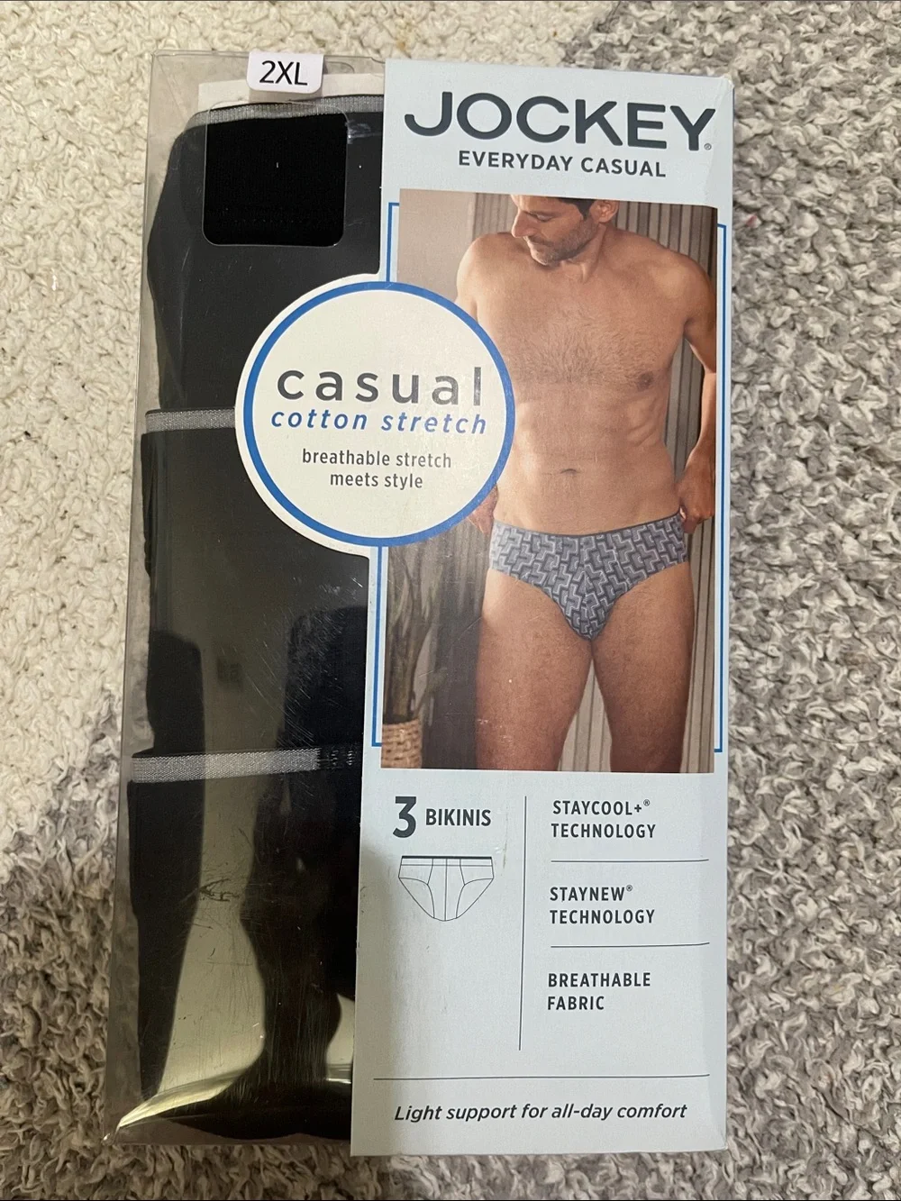 NWT- Jockey - Men’s 2XL. Bikini Pack
